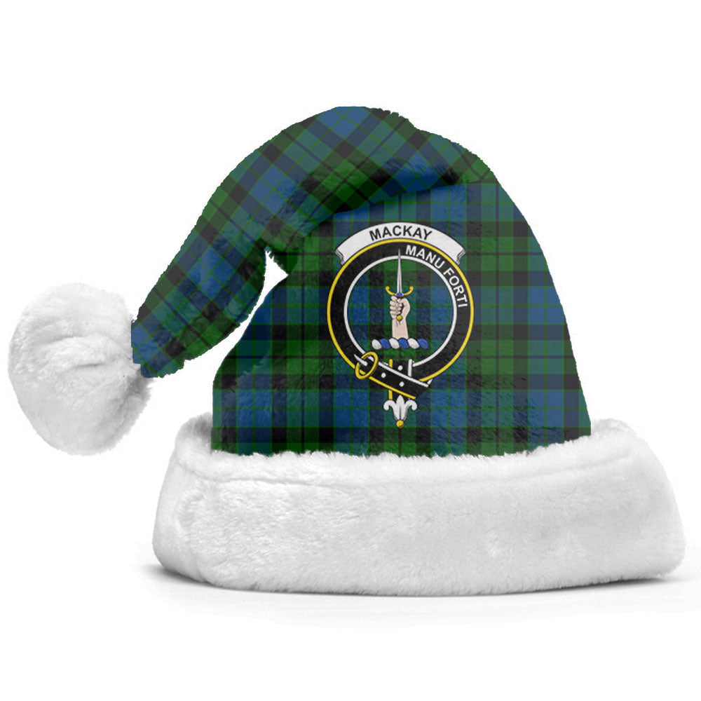 Clan MacKay Modern Tartan Crest Christmas Santa Hat OG91 MacKay Modern Tartan Tartan Santa Hat