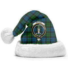Clan MacKay Modern Tartan Crest Christmas Santa Hat OG91 MacKay Modern Tartan Tartan Santa Hat