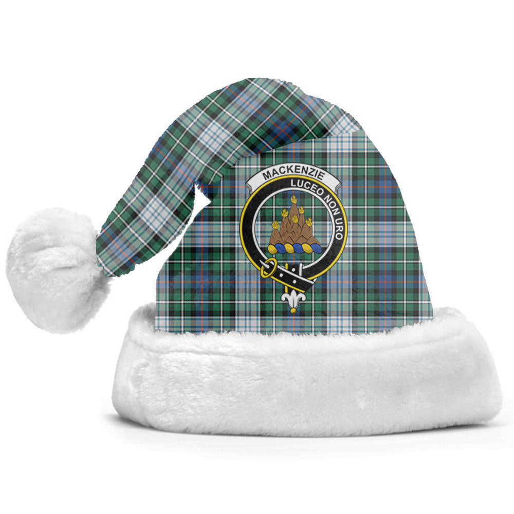 Clan MacKenzie Dress Ancient Tartan Crest Christmas Santa Hat UW17 MacKenzie Dress Ancient Tartan Tartan Santa Hat