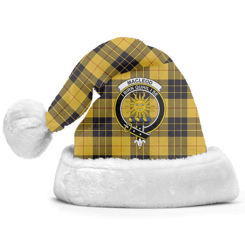 Clan MacLeod of Lewis Ancient Tartan Crest Christmas Santa Hat TT38 MacLeod of Lewis Ancient Tartan Tartan Santa Hat