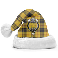 Clan MacLeod of Lewis Ancient Tartan Crest Christmas Santa Hat TT38 MacLeod of Lewis Ancient Tartan Tartan Santa Hat