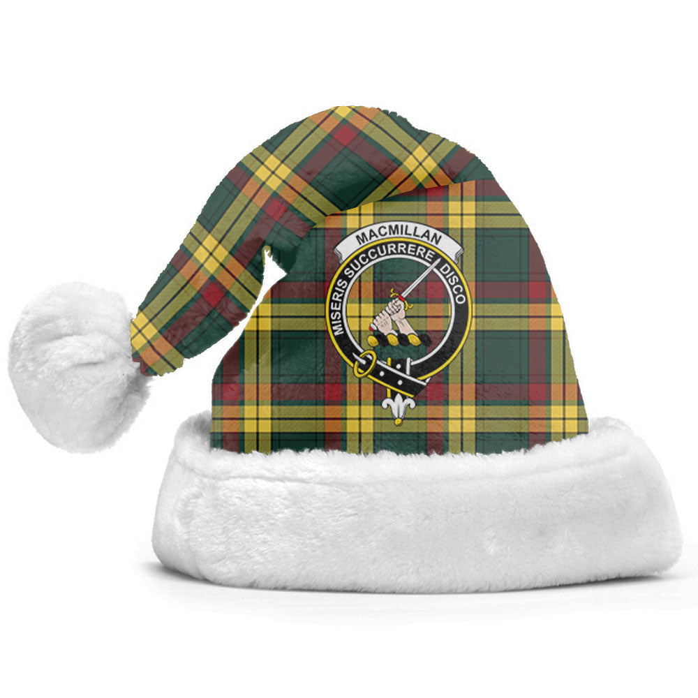 Clan MacMillan Old Modern Tartan Crest Christmas Santa Hat HI21 MacMillan Old Modern Tartan Tartan Santa Hat