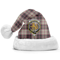 Clan MacPherson Hunting Ancient Tartan Crest Christmas Santa Hat MJ60 MacPherson Hunting Ancient Tartan Tartan Santa Hat