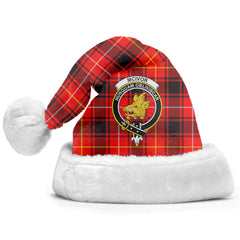 Clan McIvor Tartan Crest Christmas Santa Hat JB97 McIvor Tartan Tartan Santa Hat