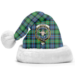 Clan Murray of Atholl Ancient Tartan Crest Christmas Santa Hat HL12 Murray of Atholl Ancient Tartan Tartan Santa Hat