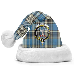 Clan Napier Ancient Tartan Crest Christmas Santa Hat LZ96 Napier Ancient Tartan Tartan Santa Hat