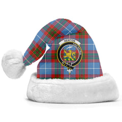 Clan Newton Tartan Crest Christmas Santa Hat VU35 Newton Tartan Tartan Santa Hat