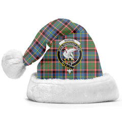 Clan Norvel (or Norvill) Tartan Crest Christmas Santa Hat EU57 Norvel (or Norvill) Tartan Tartan Santa Hat