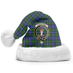 Clan Robertson Hunting Modern Tartan Crest Christmas Santa Hat ZG49 Robertson Hunting Modern Tartan Tartan Santa Hat