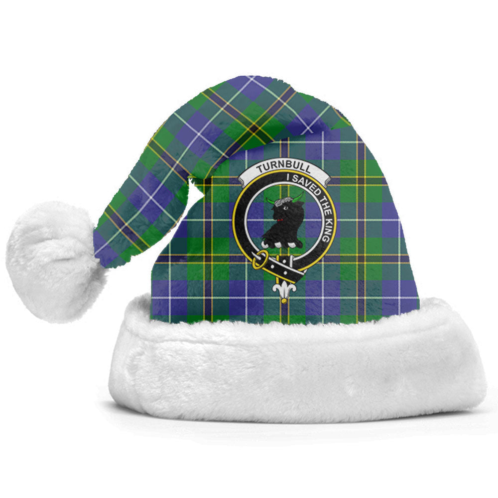 Clan Turnbull Hunting Tartan Crest Christmas Santa Hat VD54 Turnbull Hunting Tartan Tartan Santa Hat