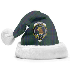 Clan Walker Hunting Tartan Crest Christmas Santa Hat WQ35 Walker Hunting Tartan Tartan Santa Hat