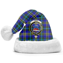 Clan Weir Modern Tartan Crest Christmas Santa Hat HL55 Weir Modern Tartan Tartan Santa Hat