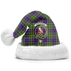 Clan Whiteford Tartan Crest Christmas Santa Hat BC91 Whiteford Tartan Tartan Santa Hat