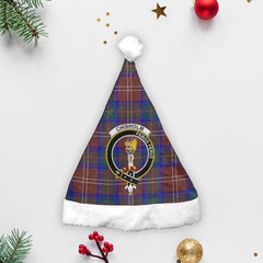 Clan Chisholm Hunting Modern Tartan Crest Christmas Santa Hat RJ83 Chisholm Hunting Modern Tartan Tartan Santa Hat