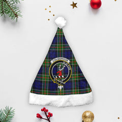 Clan Colquhoun Modern Tartan Crest Christmas Santa Hat DC72 Colquhoun Modern Tartan Tartan Santa Hat