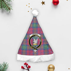 Clan Lindsay Ancient Tartan Crest Christmas Santa Hat IU32 Lindsay Ancient Tartan Tartan Santa Hat