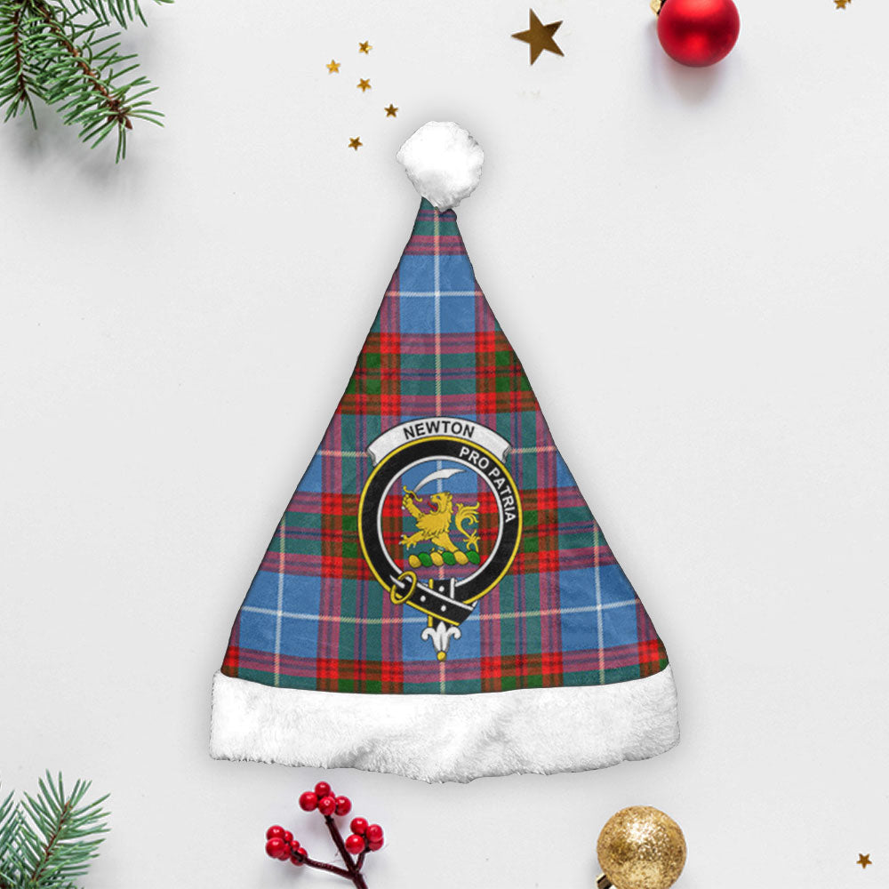 Clan Newton Tartan Crest Christmas Santa Hat VU35 Newton Tartan Tartan Santa Hat
