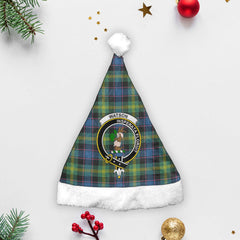 Clan Watson Ancient Tartan Crest Christmas Santa Hat EG36 Watson Ancient Tartan Tartan Santa Hat