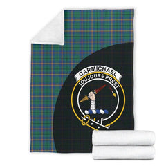 Clan Carmichael Ancient Tartan Crest Blanket Wave Style NK56 Clan Carmichael Tartan Today