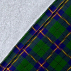 Clan Carmichael Modern Tartan Crest Blanket Wave Style WQ30 Clan Carmichael Tartan Today