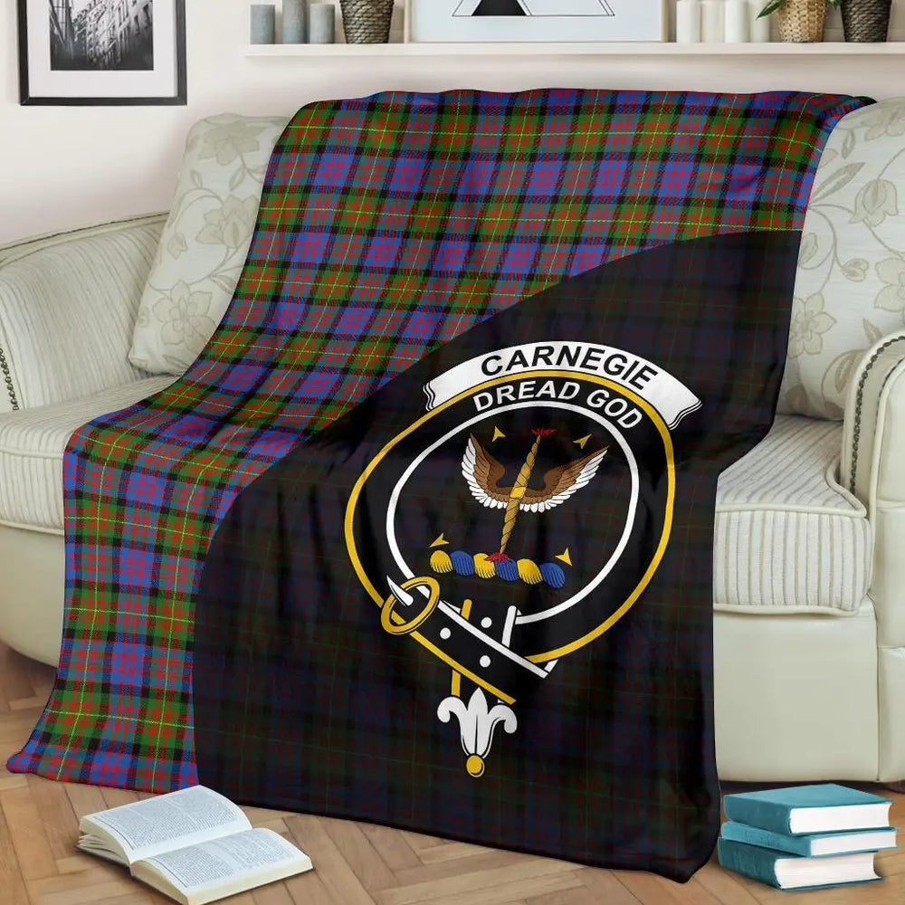 Clan Carnegie Ancient Tartan Crest Blanket Wave Style XT51 Clan Carnegie Tartan Today