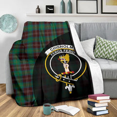 Clan Chisholm Hunting Ancient Tartan Crest Blanket Wave Style NR80 Clan Chisholm Tartan Today