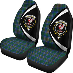 Clan Cockburn Ancient Tartan Crest Circle Style Car Seat Cover FE36 Clan Cockburn Tartan Today
