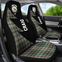 Clan Craig Ancient Tartan Crest Car Seat Cover - Flash StyleJE57 Clan Craig Tartan Today