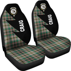 Clan Craig Ancient Tartan Crest Car Seat Cover - Flash StyleJE57 Clan Craig Tartan Today