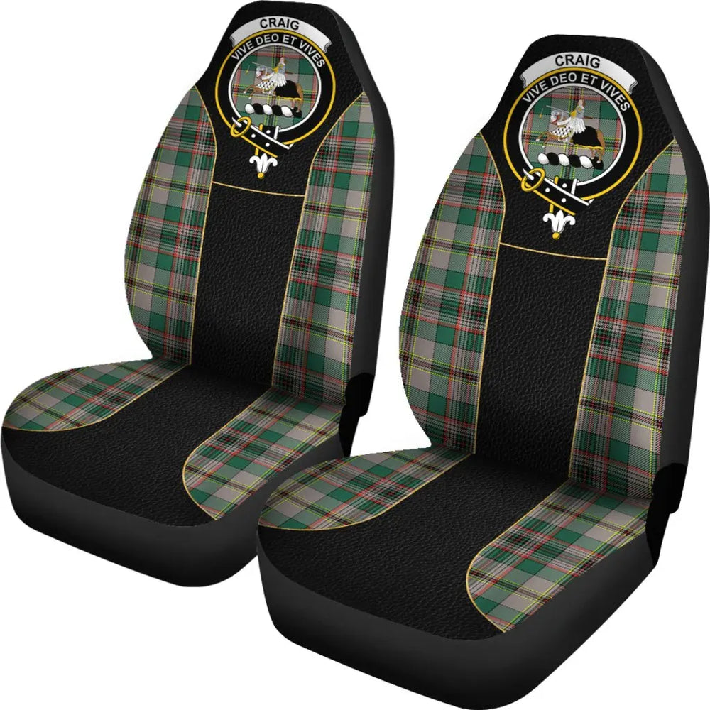 Clan Craig Ancient Tartan Crest Car Seat Cover Special VersionHW89 Clan Craig Tartan Today