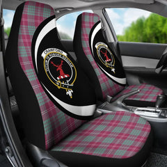 Clan Crawford Ancient Tartan Crest Circle Style Car Seat Cover QO53 Clan Crawford Tartan Today