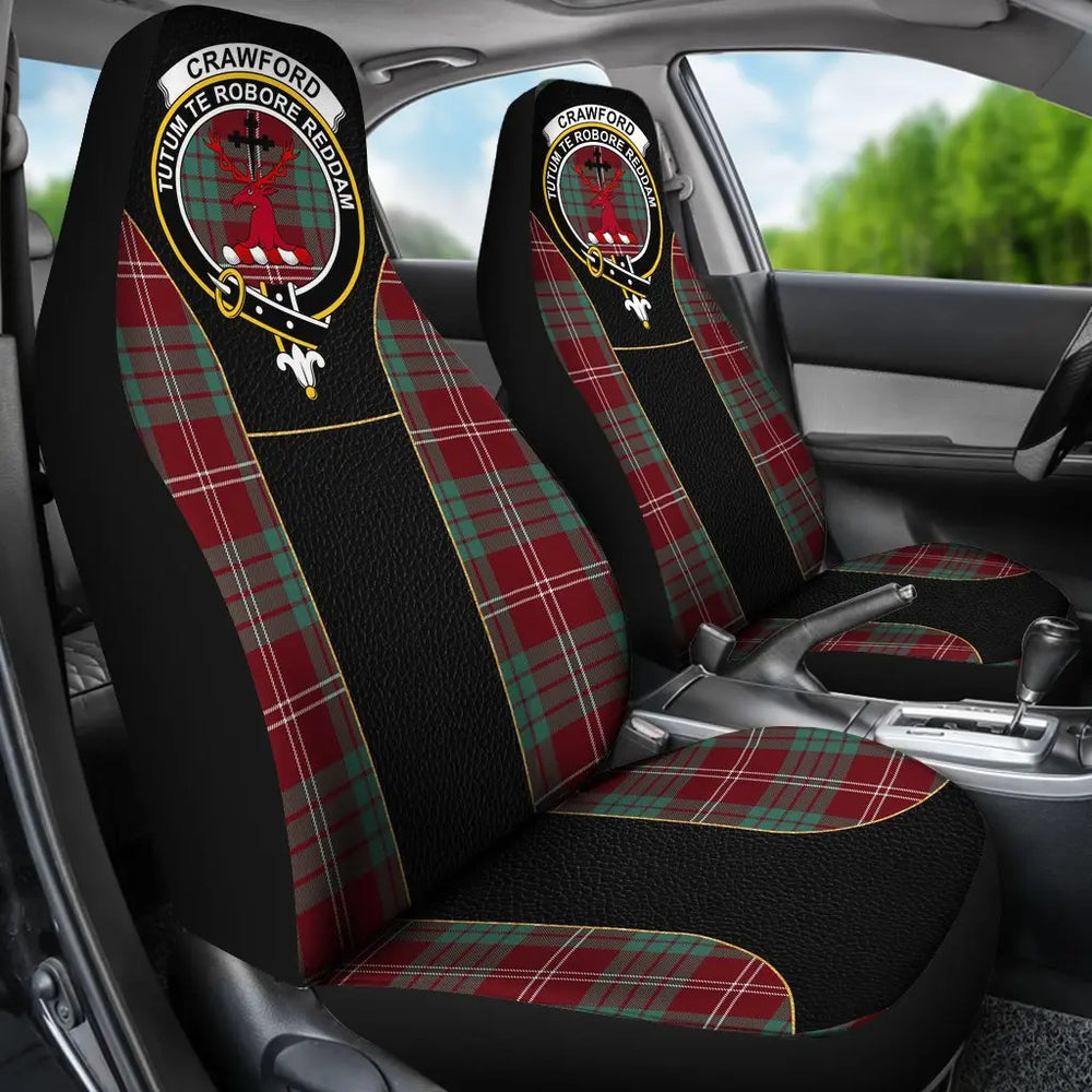 Clan Crawford Tartan Crest Special Style Car Seat Cover KF11 Clan Crawford Tartan Today