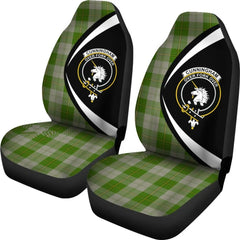 Clan Cunningham Dress Green Dancers Tartan Crest Circle Style Car Seat Cover UJ45 Clan Cunningham Tartan Today