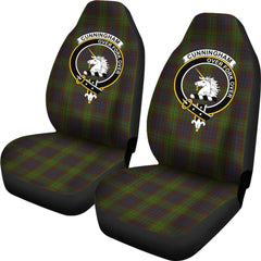 Clan Cunningham Tartan Crest Car Seat Cover SI82 Clan Cunningham Tartan Today