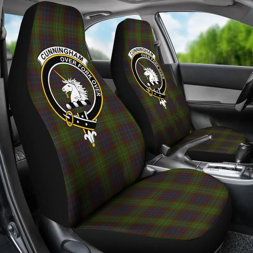 Clan Cunningham Tartan Crest Car Seat Cover SI82 Clan Cunningham Tartan Today
