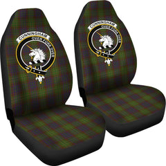 Clan Cunningham Tartan Crest Car Seat Cover SI82 Clan Cunningham Tartan Today