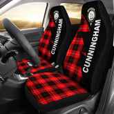 Clan Cunningham Tartan Family Crest Flash Style Car Seat Cover EA74 Clan Cunningham Tartan Today