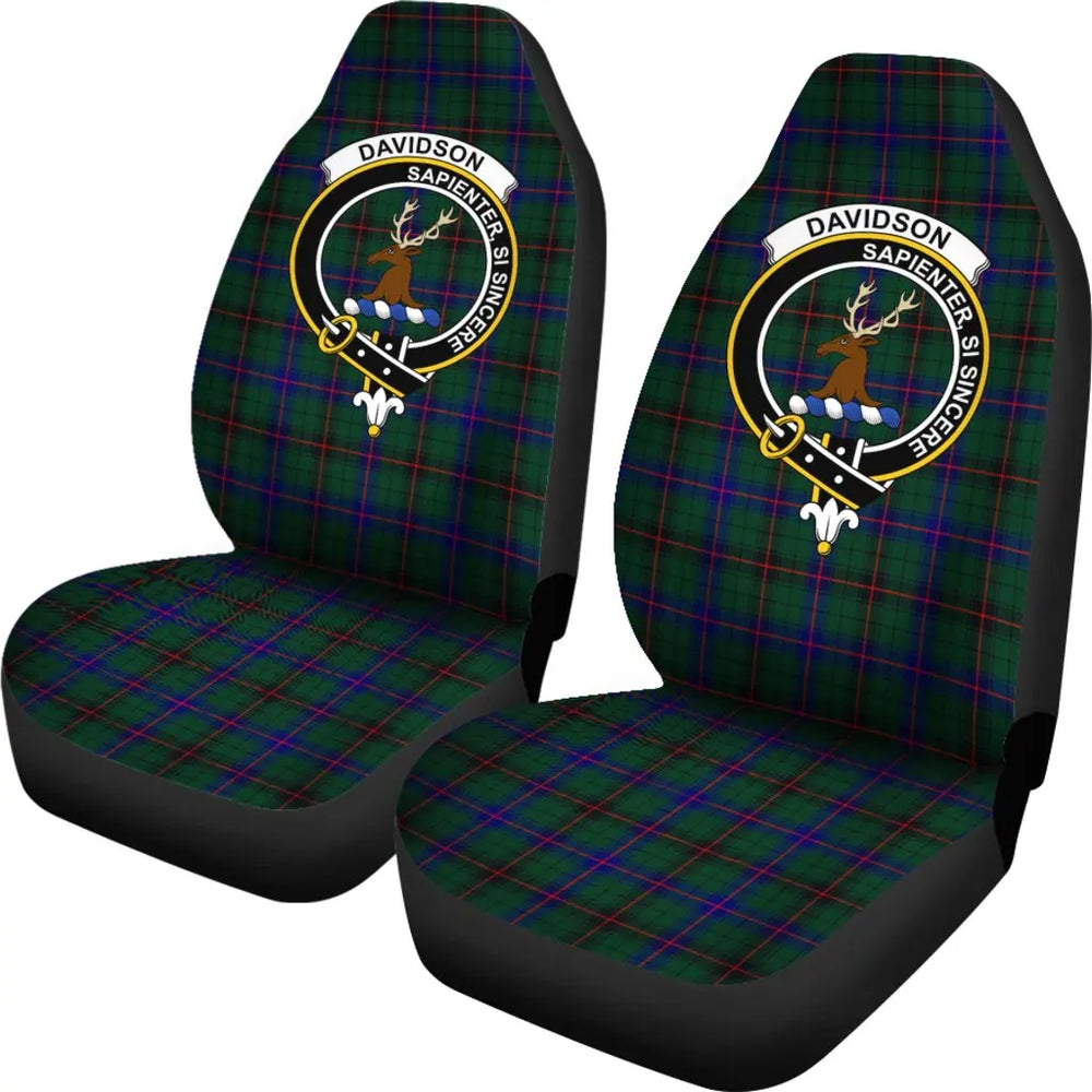 Clan Davidson Tartan Crest Car Seat Cover EC68 Clan Davidson Tartan Today