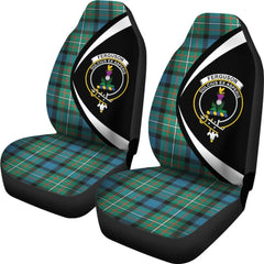 Clan Ferguson Ancient Tartan Crest Circle Style Car Seat Cover PH43 Tartan Today