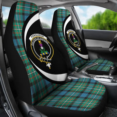 Clan Ferguson Ancient Tartan Crest Circle Style Car Seat Cover PH43 Tartan Today