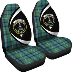 Clan Ferguson Ancient Tartan Crest Circle Style Car Seat Cover PH43 Tartan Today