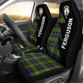 Clan Ferguson Tartan Crest Flash Style Car Seat Cover TE71 Tartan Today