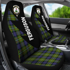 Clan Ferguson Tartan Crest Flash Style Car Seat Cover TE71 Tartan Today