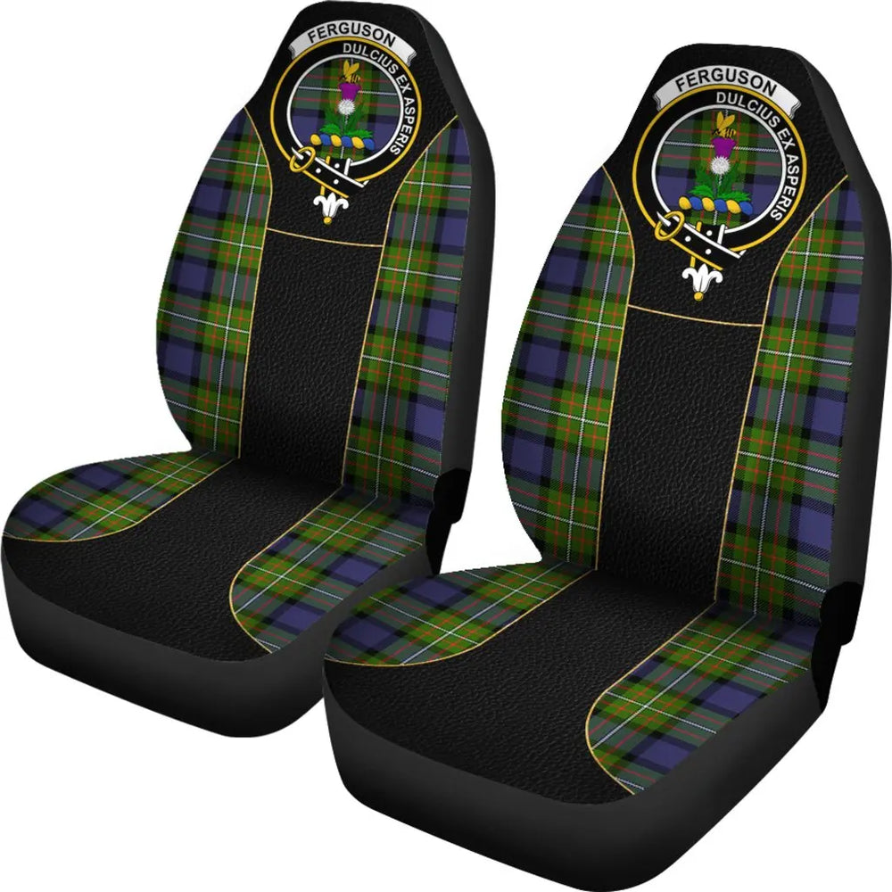 Clan Ferguson Tartan Crest Special Style Car Seat Cover SD84 Tartan Today