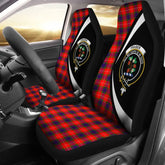 Clan Fraser Modern Tartan Crest Circle Car Seat Cover AQ28 Clan Fraser Tartan Today