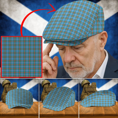 Clan Agnew Ancient Tartan Flat Cap TK10