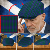 Clan Blackwatch Modern Tartan Flat Cap CP65 Blackwatch Modern Tartan Tartan Today