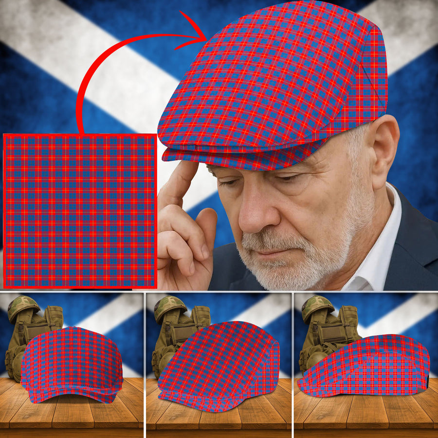 Clan Blane 2 Tartan Flat Cap