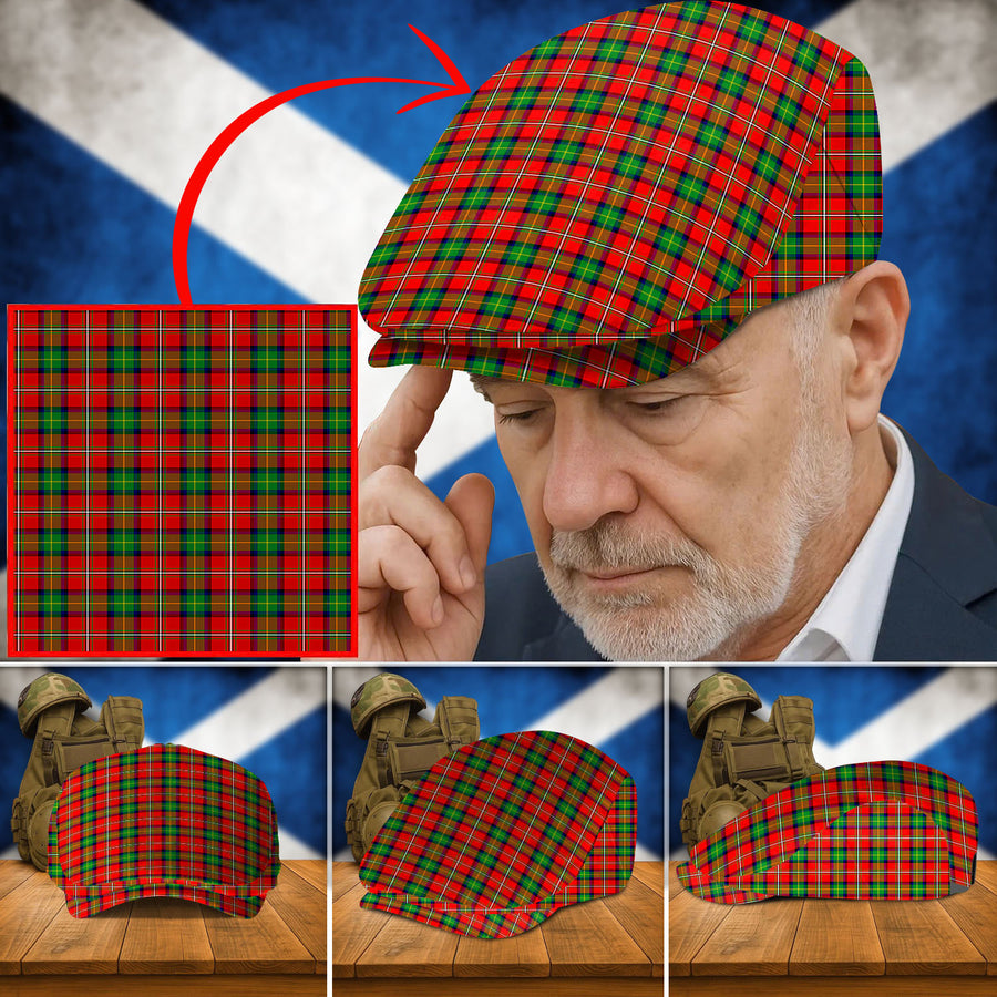 Clan Boyd Modern Tartan Flat Cap