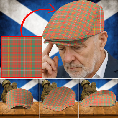 Clan Bruce Ancient Tartan Flat Cap HI21